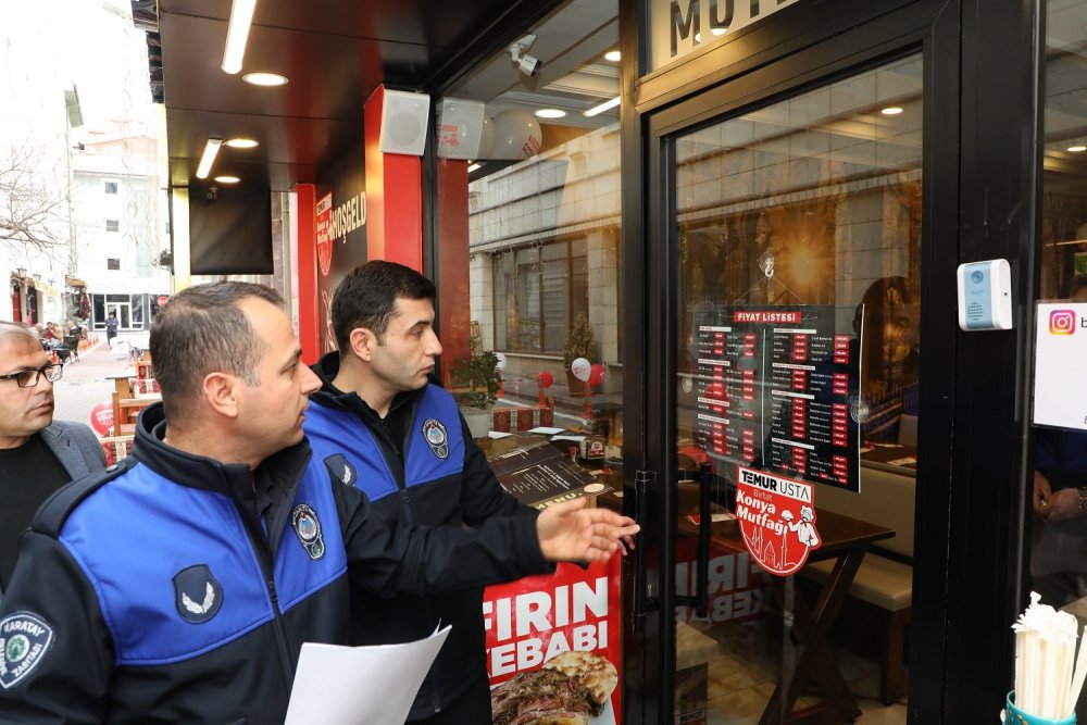 Konya'daki lokanta ve kafeler, bakın ne için denetlendi