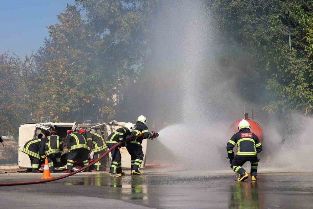 Konya İtfaiyesi 2023’te bakın kaç olaya müdahale etti