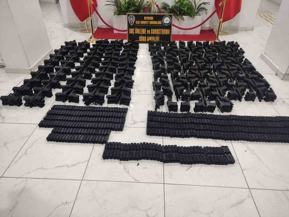 Konya’daki silah operasyonunda 4 tutuklama