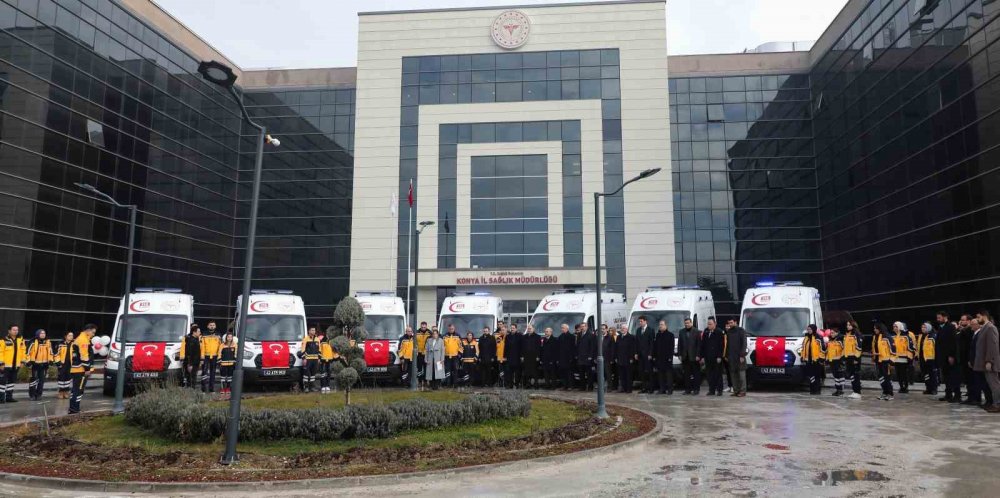 Konya’da 112 Acil Servis filosuna yeni ambulans