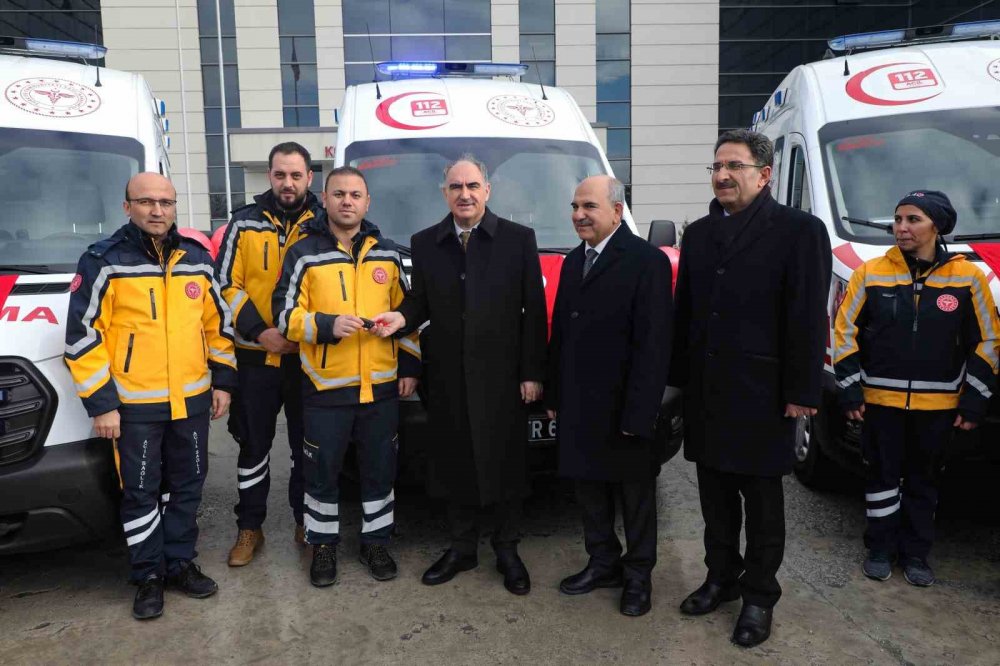 Konya’da 112 Acil Servis filosuna yeni ambulans