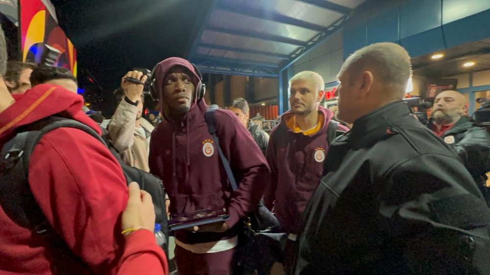 Galatasaray kafilesi, Trabzon'da