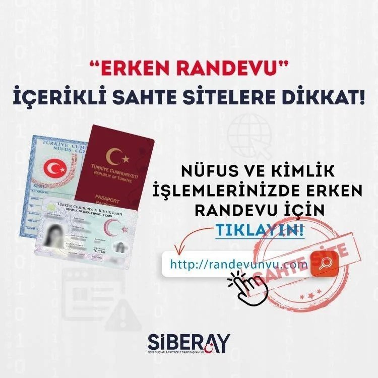 Uyarı geldi! Bu tür linklere tıklamayın
