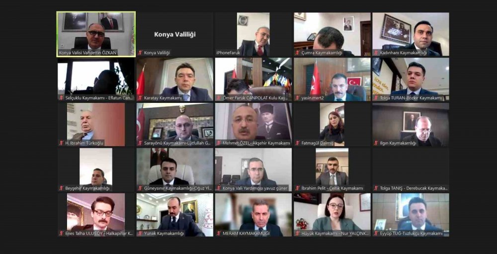 Konya'da ilçelerin sorunları masaya yatırıldı