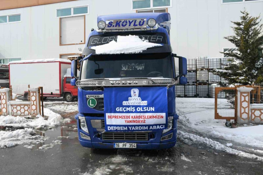 Büyükeğen: “Konyalı sanayicilerimizin yardım eli her zaman deprem bölgesinde oldu”