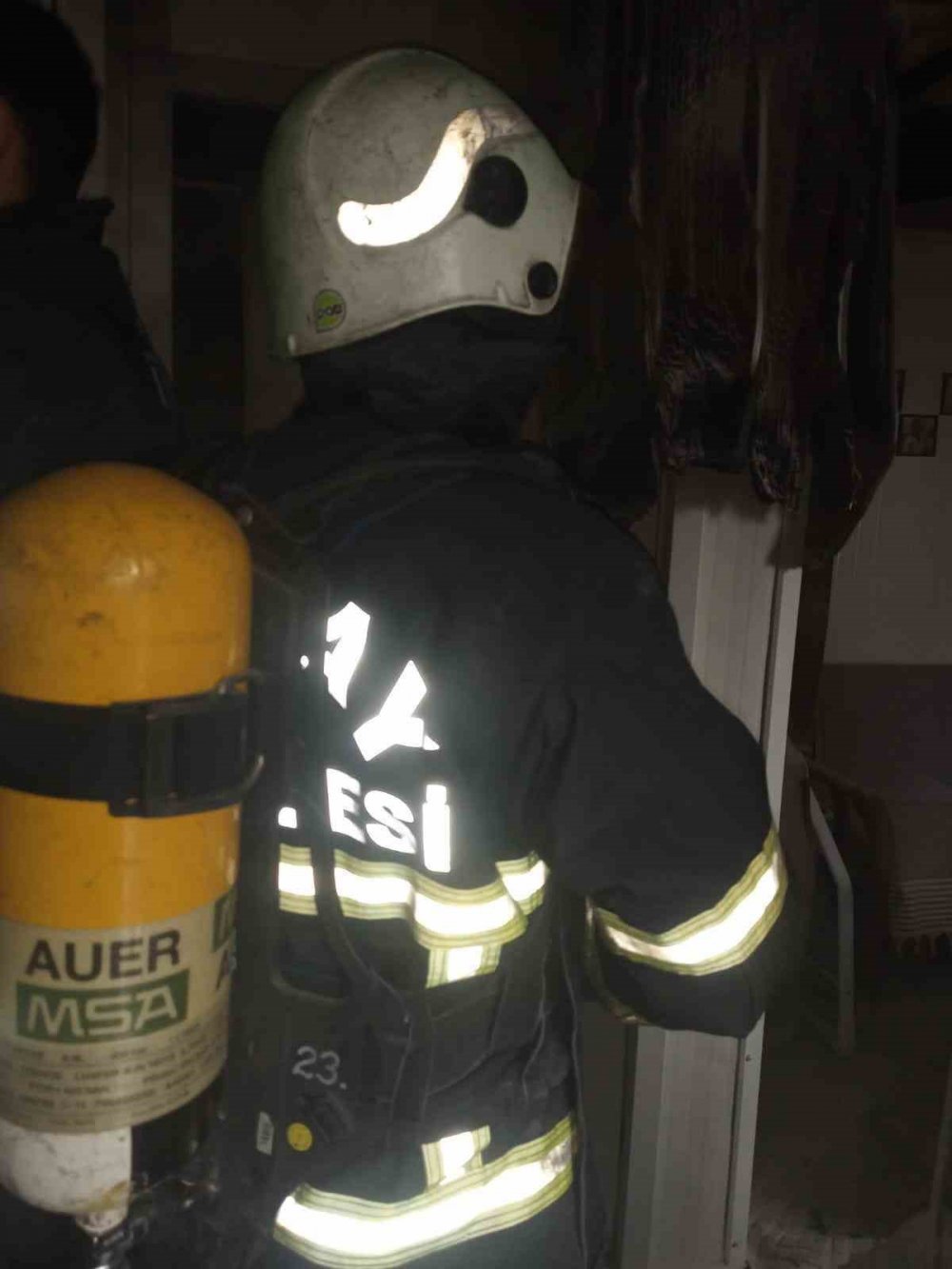 Hatay'da konteyner yangını