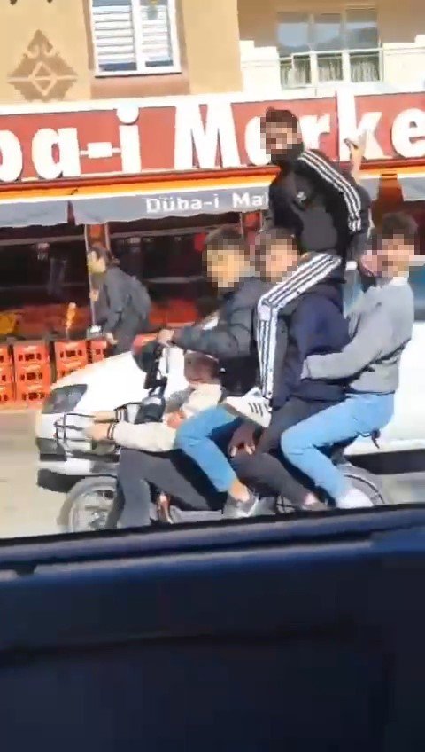 Görüntüler hayrete düşürdü! Bir garip yolculuk