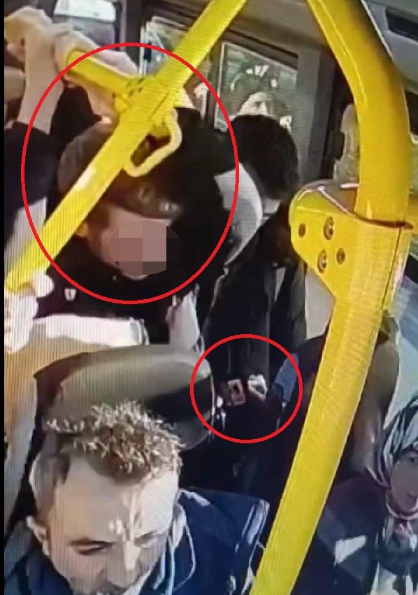 Belediye otobüsünde hırsızlık! Bin doları çaldı