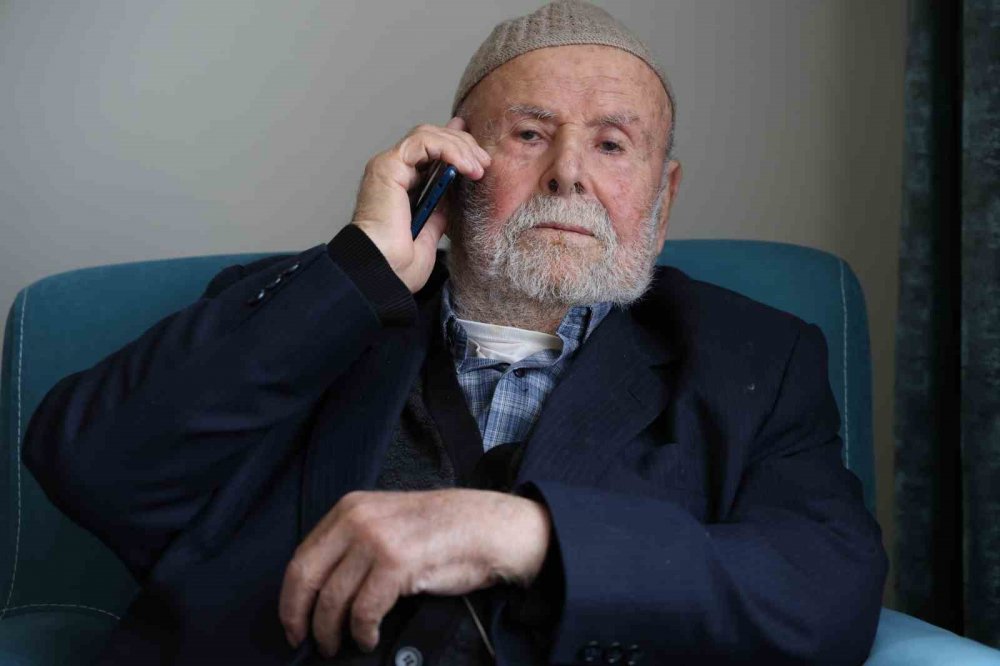 Konya'nın 102 yaşındaki Hasan Dedesi... 5 çocuğu 55 torunu var