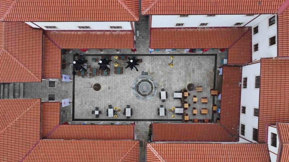 Konya'da Rüştü Bey Hanı dualarla açıldı