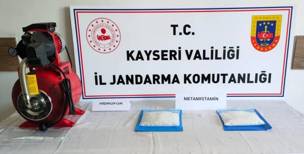 Su hidroforunda uyuşturucu ele geçirildi