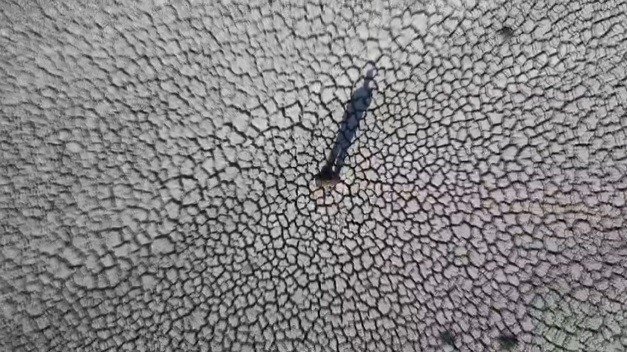 Konya'da ziyaretçi akınına uğrayan göl kurudu