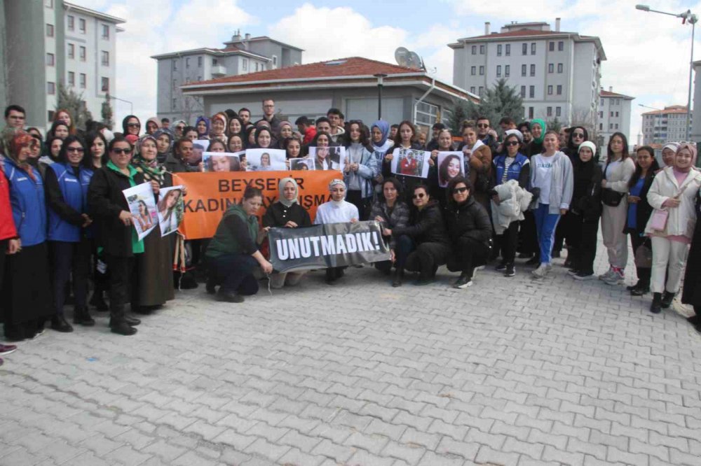 Konya’da cinayete kurban giden kadınlar fidan dikilerek anıldı