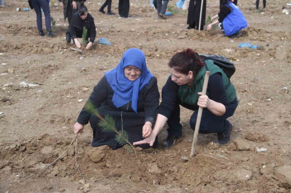 Konya’da cinayete kurban giden kadınlar fidan dikilerek anıldı