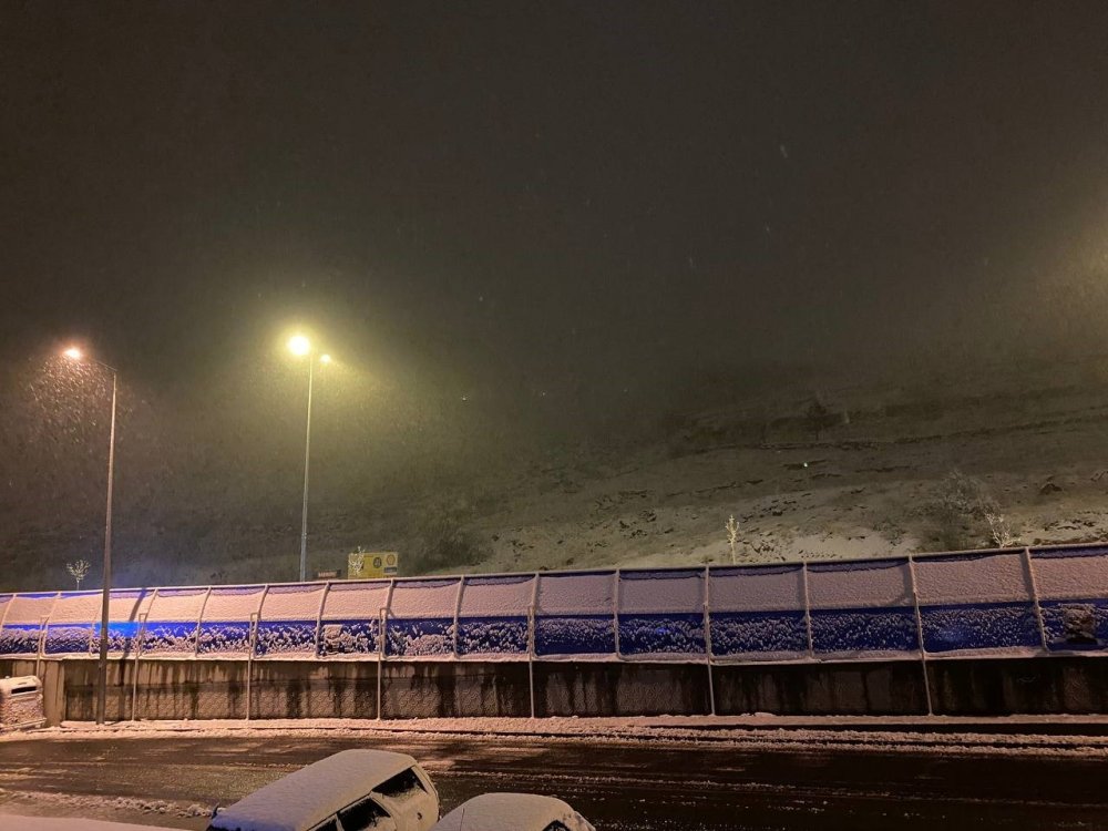 Kayseri’nin bazı bölgelerinde kar etkili oldu