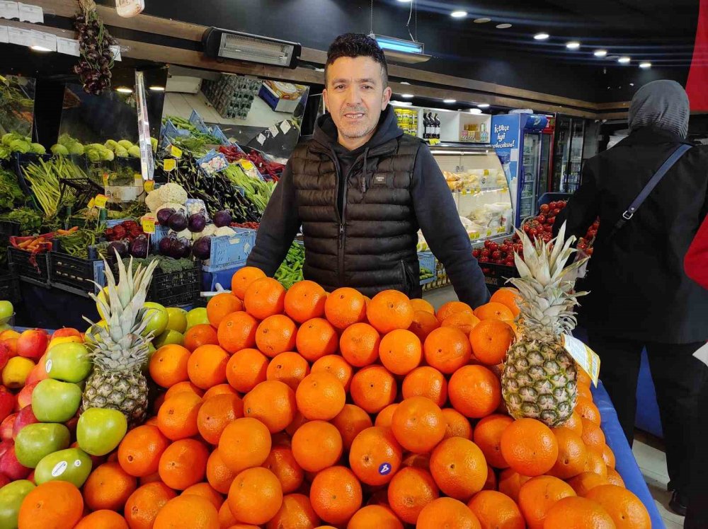 Ramazan ayında karpuz ve kavun yerini portakala bıraktı