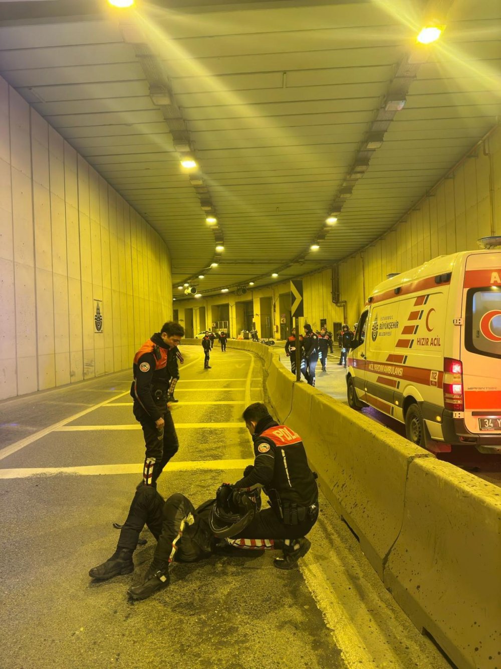 Şişli'de kaza yapan motosikletli polis memuru şehit oldu