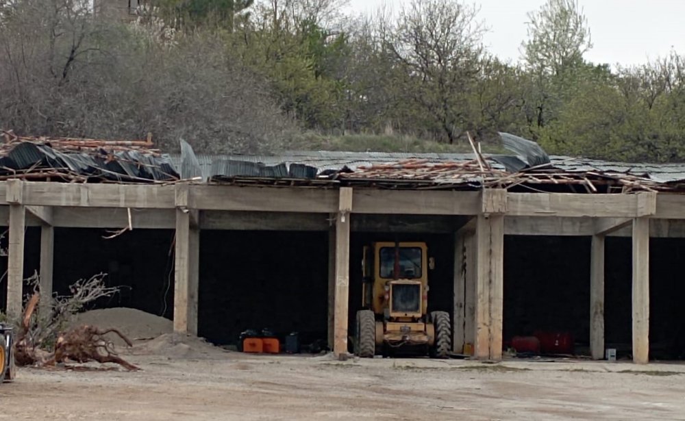 Konya Beyşehir’de devrilen ağaç yolu kapattı