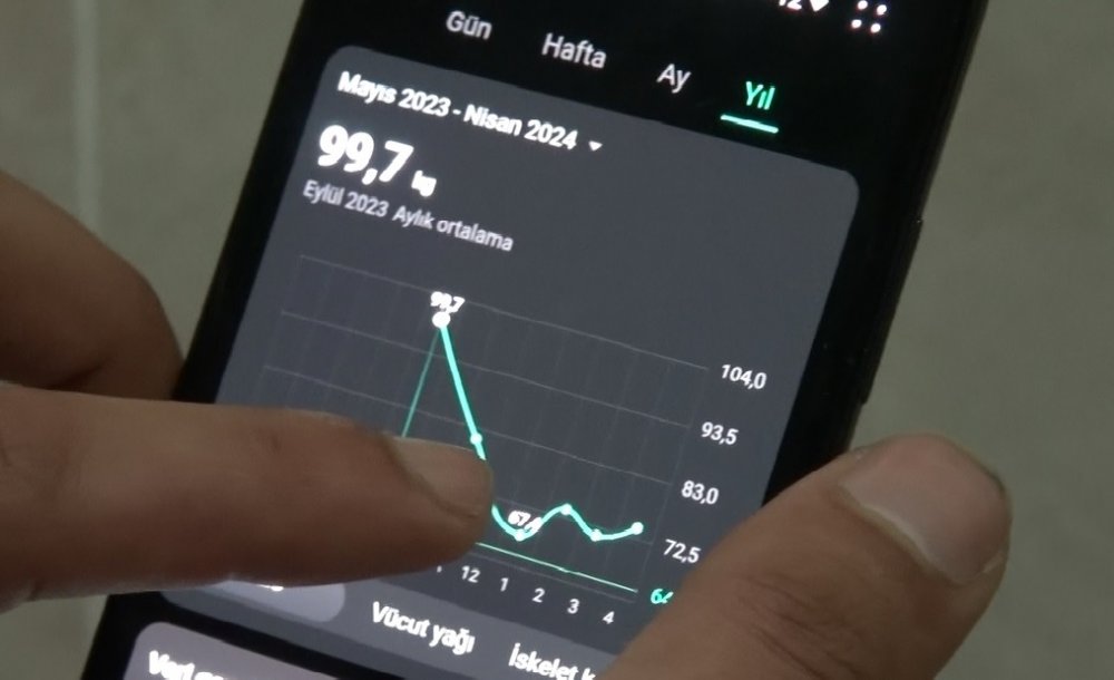 Polis olma hayali için 74 kiloya düştü