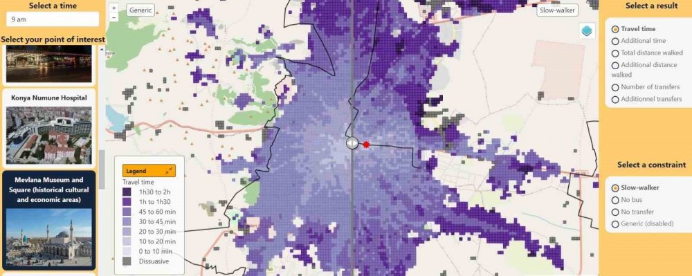 Konya'daki ulaşımda yeni teknoloji uygulaması!