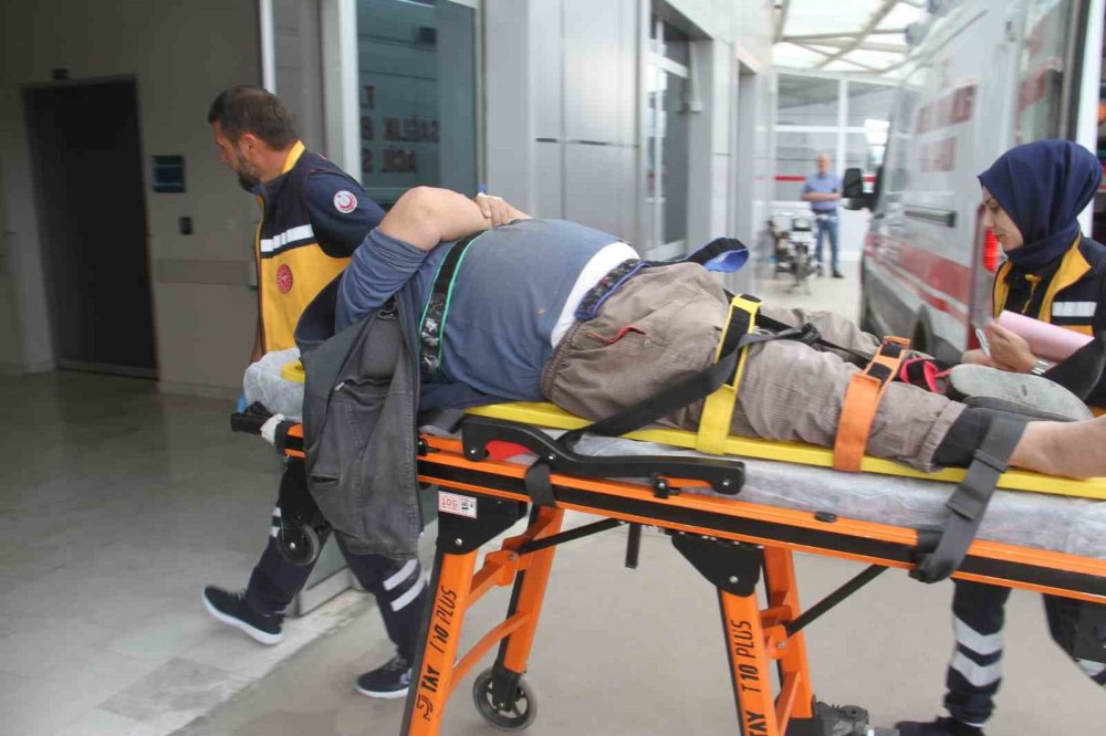 Yer Konya... Gölgelik tamir etmek isterken hastanelik oldu