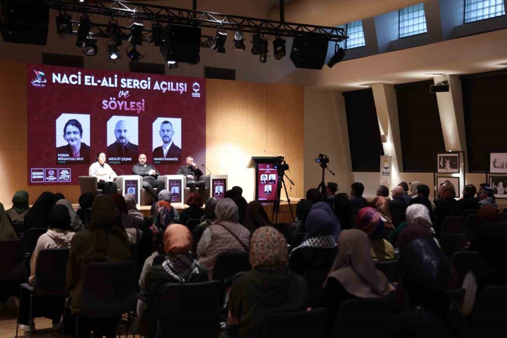 Filistinli karikatüristin sergisi Konyalılarla buluşuyor