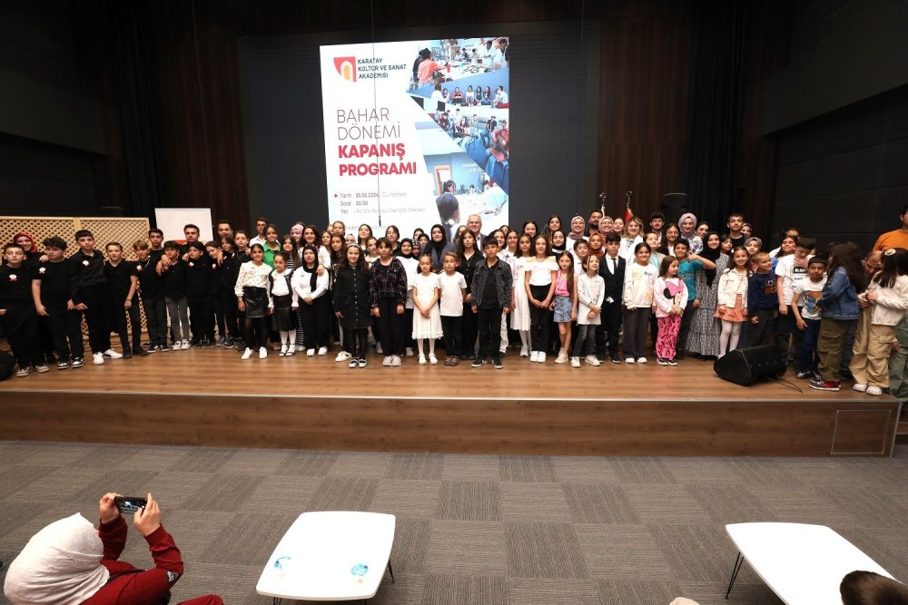 Konya'daki sanat akademisi bahar dönemini tamamladı