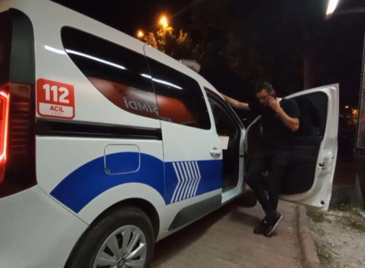 Konya'da alkollü sürücünün “ehliyet” feryadı