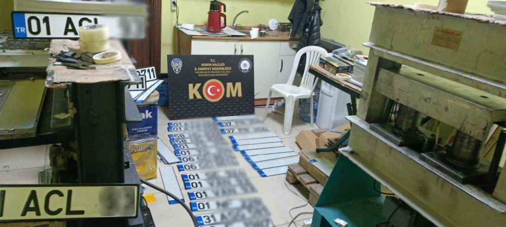 Konya'da çalıntı, sahte ne varsa burada çıktı!