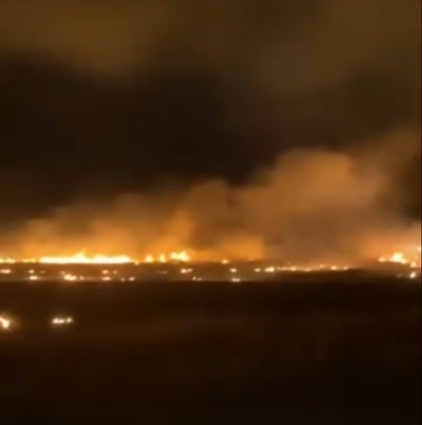 Konya'da korkutan yangın! Alev alev yandı