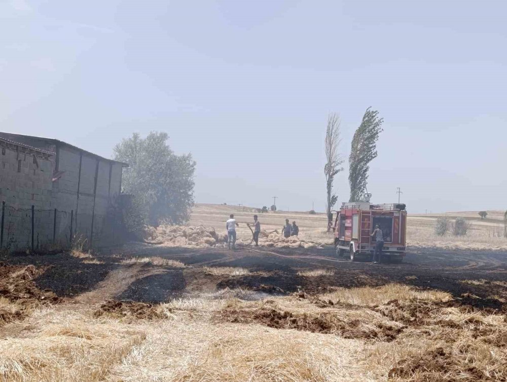 Konya'da bir tarla yangını daha!