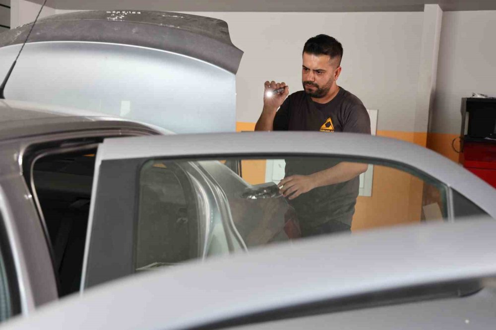 Konya'da vatandaşa hasarlı araç şoku!