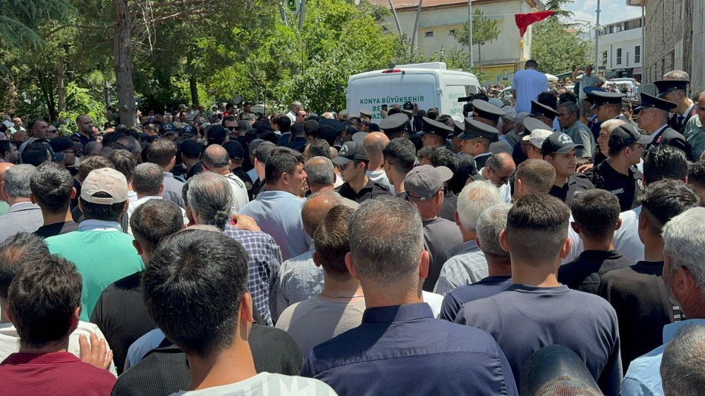 Konyalı şehit son yolculuğuna uğurlandı