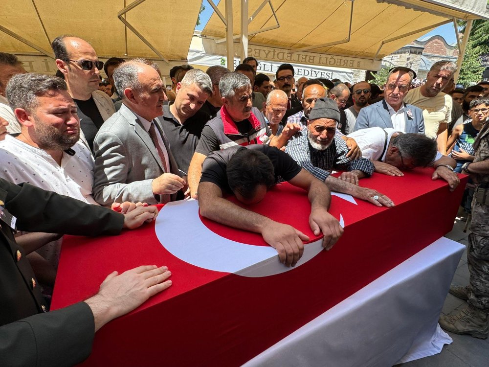 Konyalı şehit son yolculuğuna uğurlandı