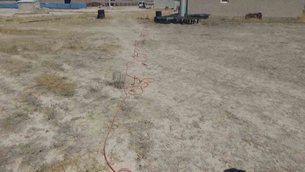 Konya'da 20 tona yakın bir toprak yer değiştirdi