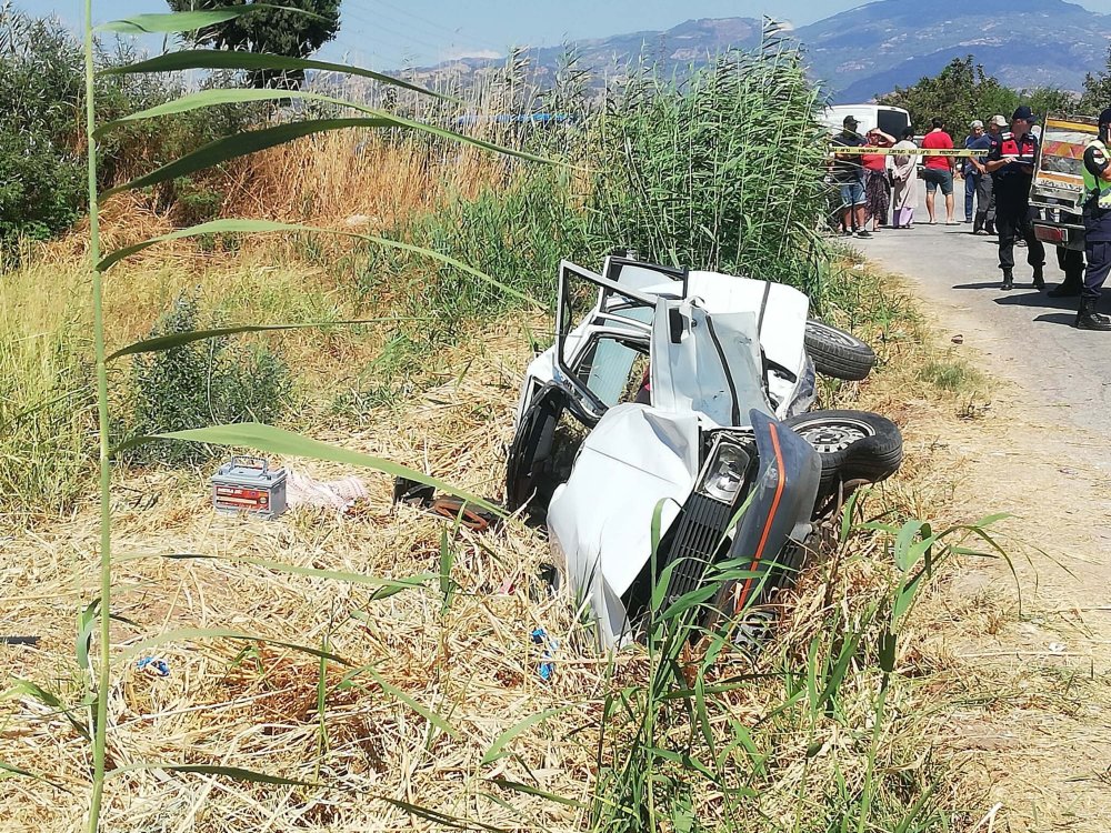Aydın'da düğün dönüşü kaza: 1 ölü, 6 yaralı