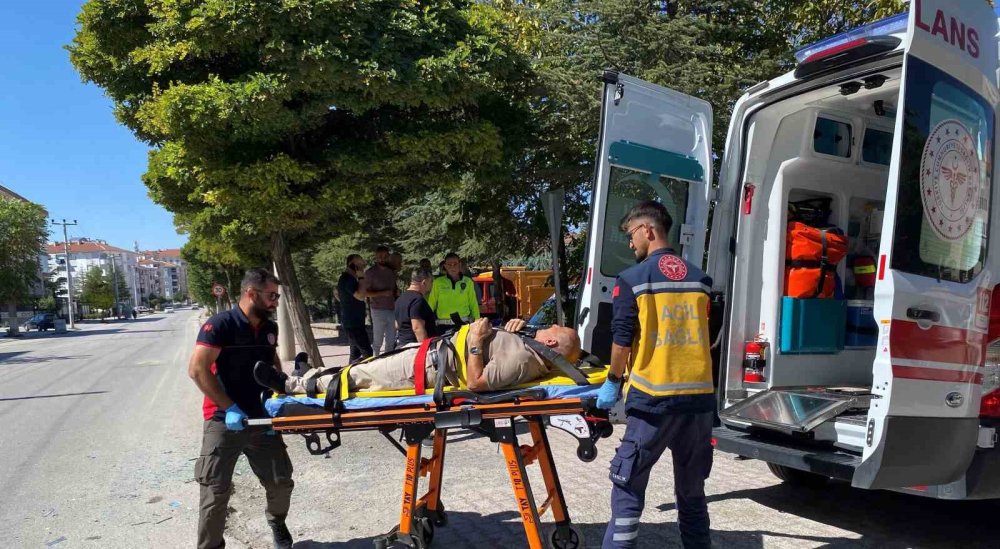 Konya’da otomobiller çarpıştı