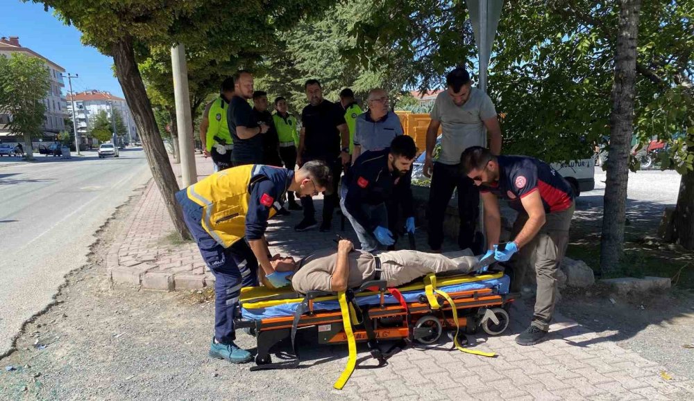 Konya’da otomobiller çarpıştı