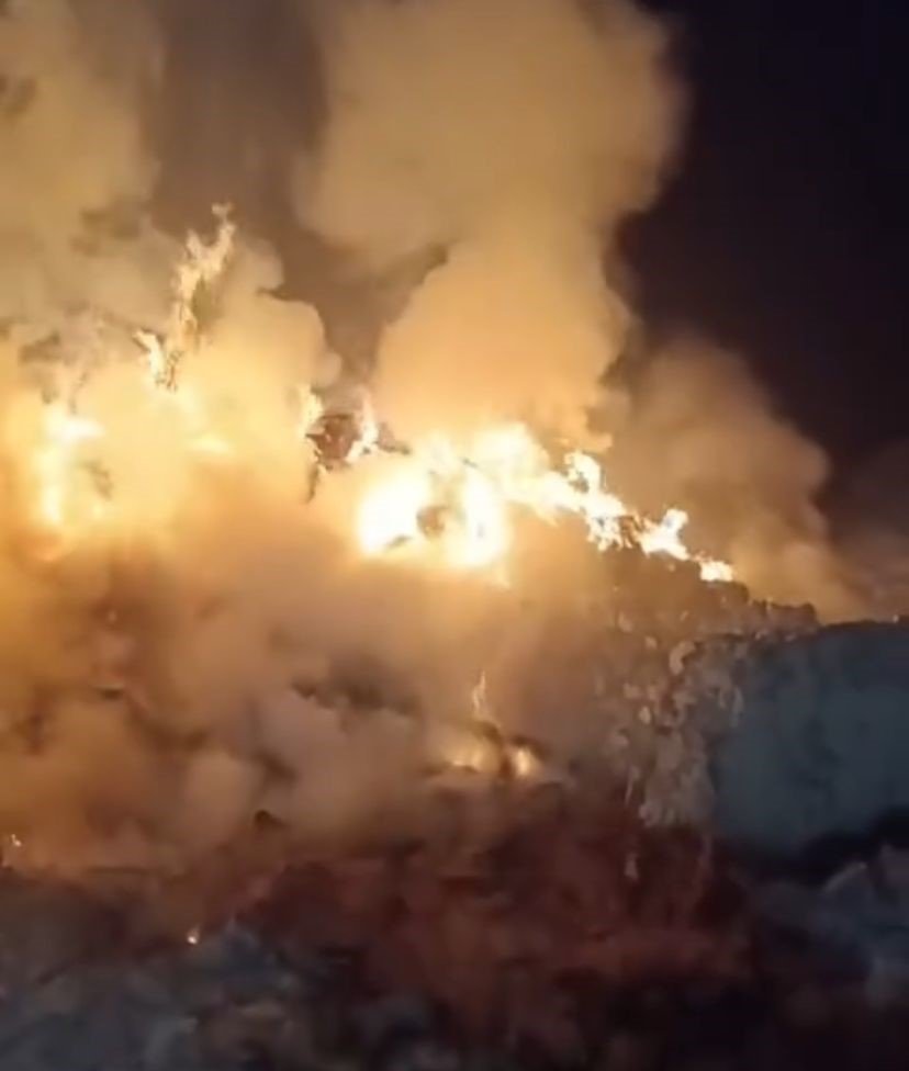 Konya’da 3 bin saman balyası kundaklandı