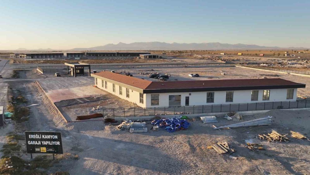 Konya'daki sona yaklaşılan garaj ilçenin önemli bir ihtiyacını giderecek