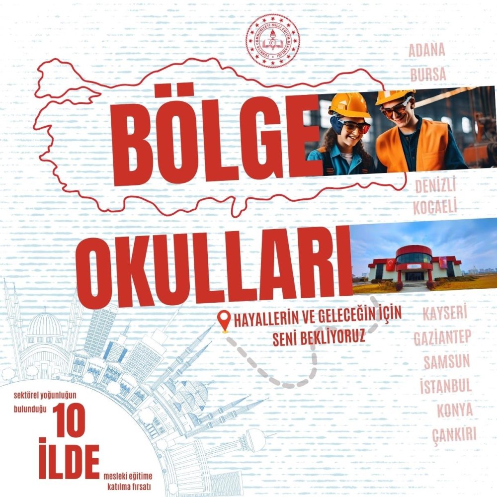 Birisi Konya'da! 10 ilde 11 lise “bölge okulu” kapsamına alındı
