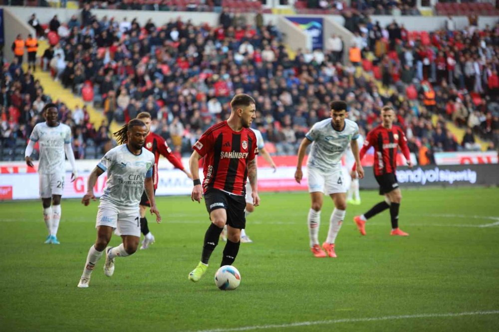 Gaziantep'te seri bozduran maç!