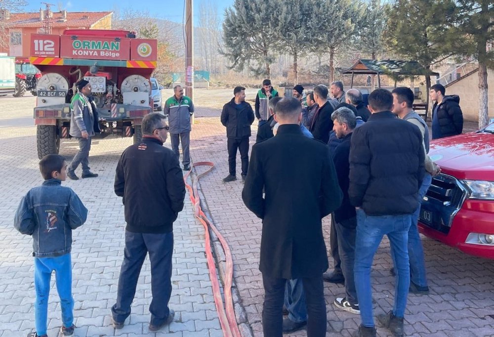 Beyşehir’de orman yangınları ile mücadele için seferberlik