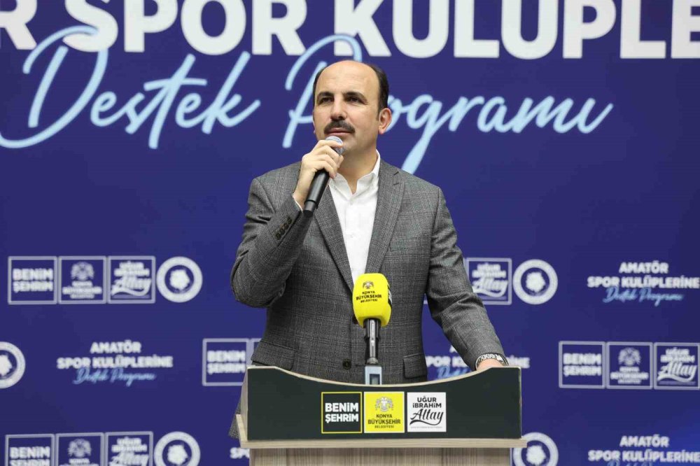 Konya'da amatör spor kulüplerine 16 milyon liralık malzeme desteği