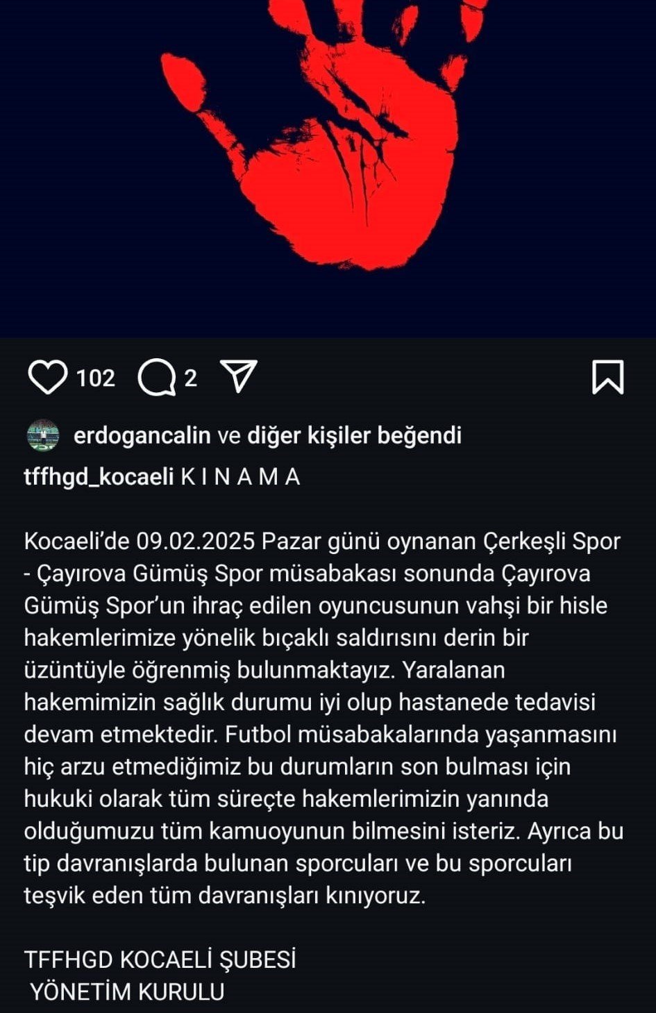 Amatör maçta oyundan atılan futbolcu hakemi bıçakladı