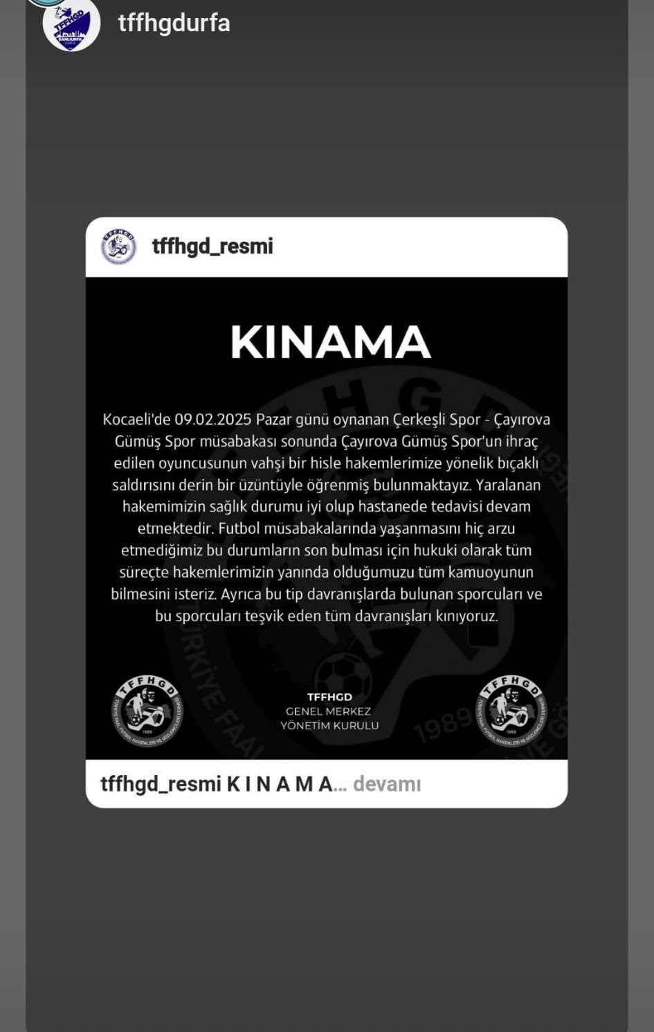 Amatör maçta oyundan atılan futbolcu hakemi bıçakladı