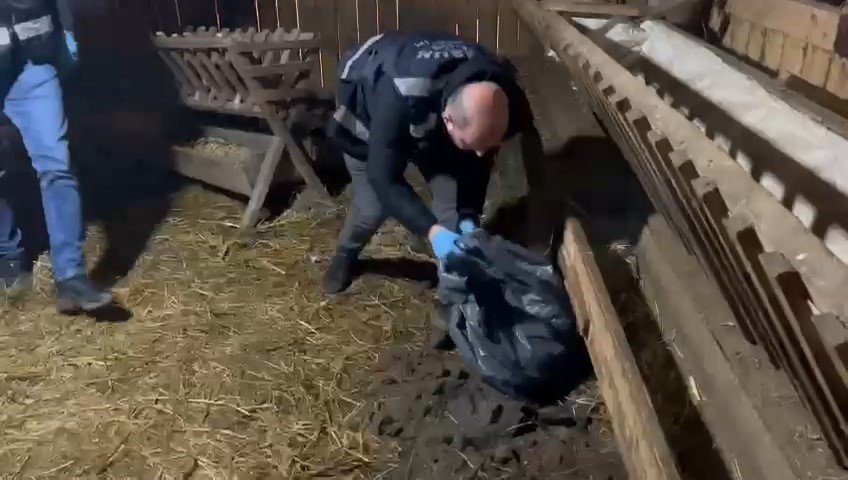 Tavuk kümesinde çıkanlar polisi şaşkına çevirdi