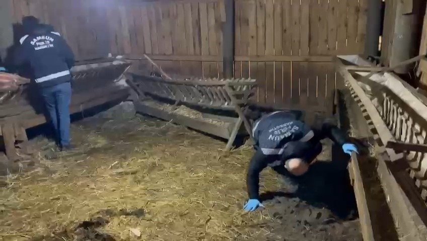 Tavuk kümesinde çıkanlar polisi şaşkına çevirdi