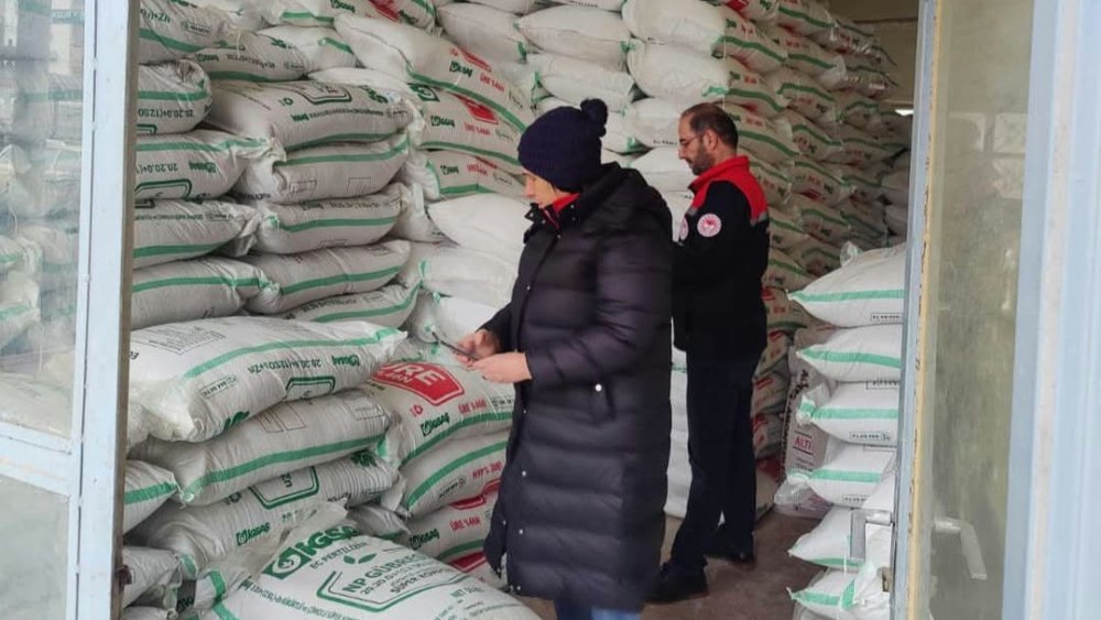 Konya'nın Bozkır ilçesinde gübre bayileri denetlendi