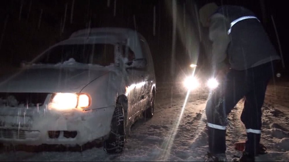 Konya'dan o bölgesinde kar kalınlığı 25 cm'e ulaştı